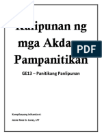 GE13 Mga Akdang Pampanitikan Unfinished