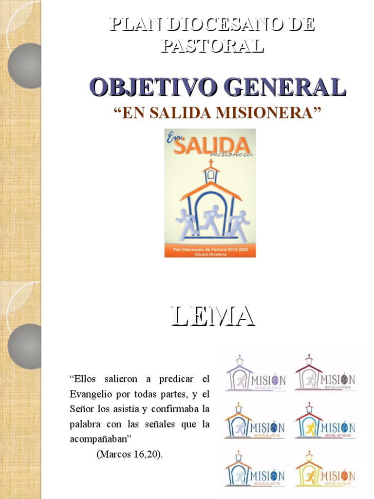 Plan Diocesano de Pastoral 2025 | PDF | Iglesia Católica | Misionero