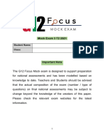 G12 Focus Mock Exam 3 2021-2022 Final