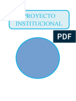 Tapa Proyecto Institucional