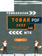 TOBAR 2022 - PAKET 2 - PEMBAHASAN MATEMATIKA - Unlocked