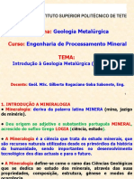 Geol. Met. Cap.1 Ppt Introducao a Mineralogia