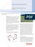 Analysis of Dithiocarbamate Pesticides by GC Ms