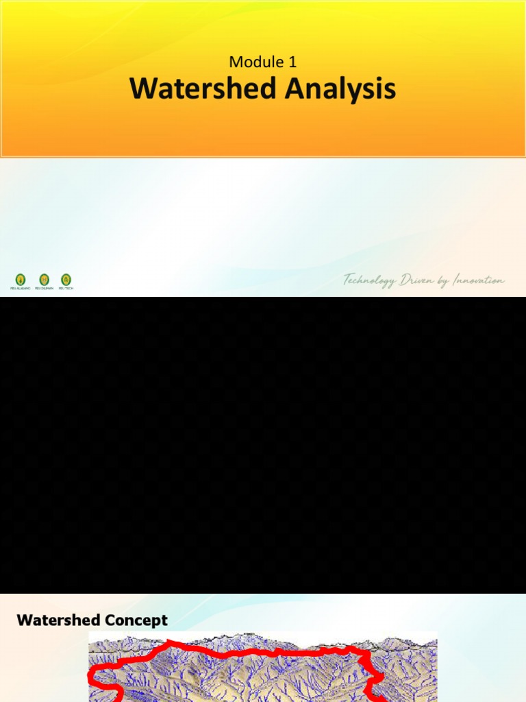 M1 Watershed Analysis Pdf Drainage Basin Geomorphology