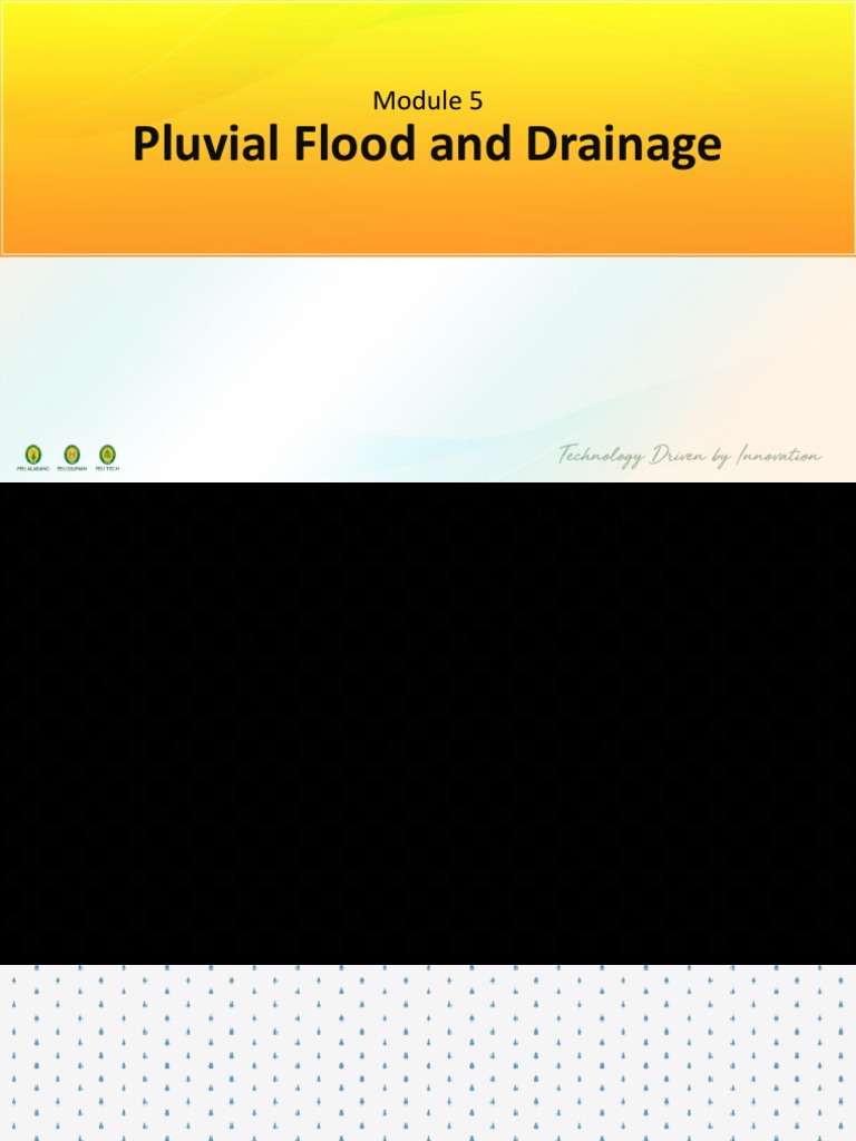 Pluvial Flood Drainage Design Guide | PDF | Drainage Basin | Flood
