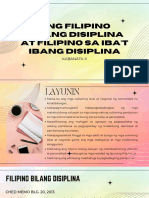Ang Filipino Bilang Disiplina at Filipino Sa Iba't Ibang Disiplina-1