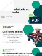 Curva Caracteristica de Una Bomba