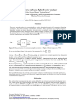 Implement software-defined vector analyzer