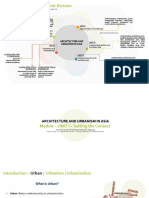 Architecture and Urbanism in Asia - Year V - Sem IX