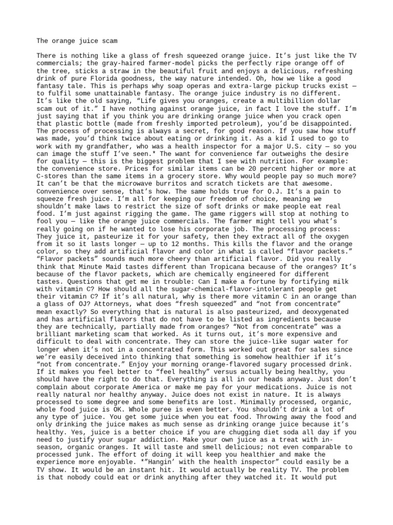 A PDF Juice Diet & Nutrition