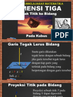 Jarak Titik Ke Bidang