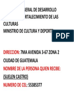 Direccion General de Desarrollo Cultural y Fortalecimiento de Las Culturas