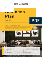 Interior Design Business Plan Example