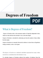 Degree of Freedoom