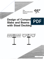 SCI 055 design of composite beams and slabs