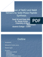 Preparation of NeK2 and Nek8 Sensors by Solid Phase Peptide Synthesis