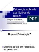 Psicologia Aplicada Aos Salões de Beleza (Apresentação) Autor Magda Vilas-Boas