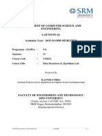 Data Structure Cs 1032 Lab Manual April 2016 6