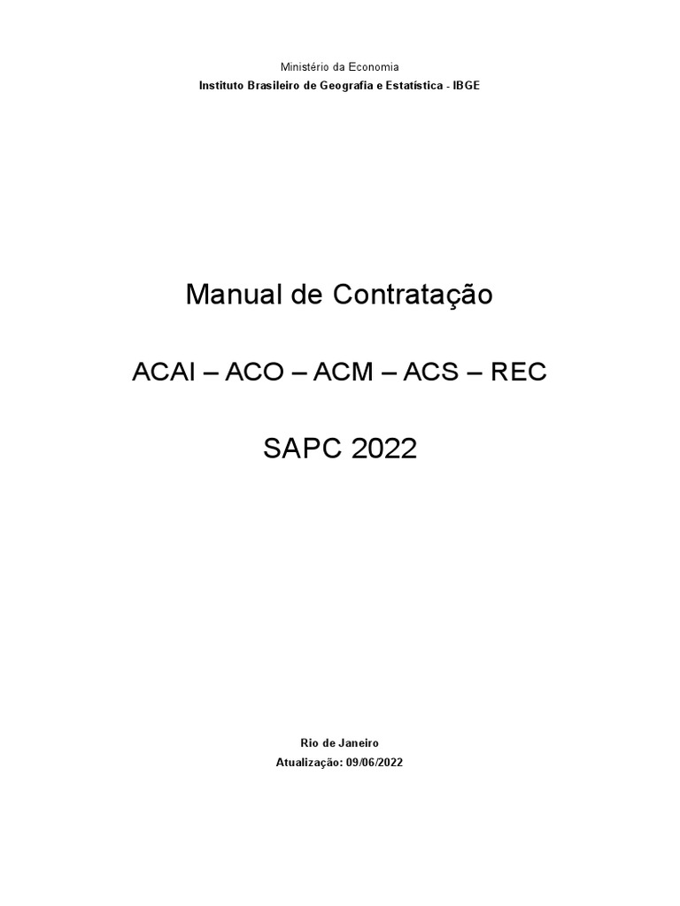 Manual Sapc Contratacao | Download grátis PDF | Imposto de Renda | Impostos