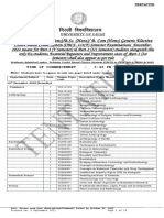 Date Sheet Generci Elective 22 Sem.I, III 05-09-2022