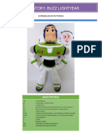 Buzz Lightyear Zombigurumi Español