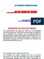 Demanda de Agua de Riego