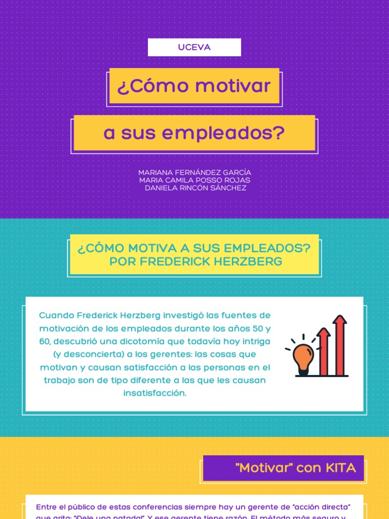 Cómo Motivar A Sus Empleados Pdf Motivación Motivacional