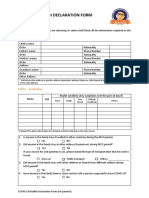 PMCO5 Eduwis COVID-19 Health Declaration Form (For Parents)