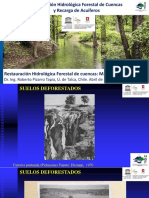 1-Restauración Hidrológica Forestal de Cuencas y La Recarga de Acuíferos - Marco y Conceptos