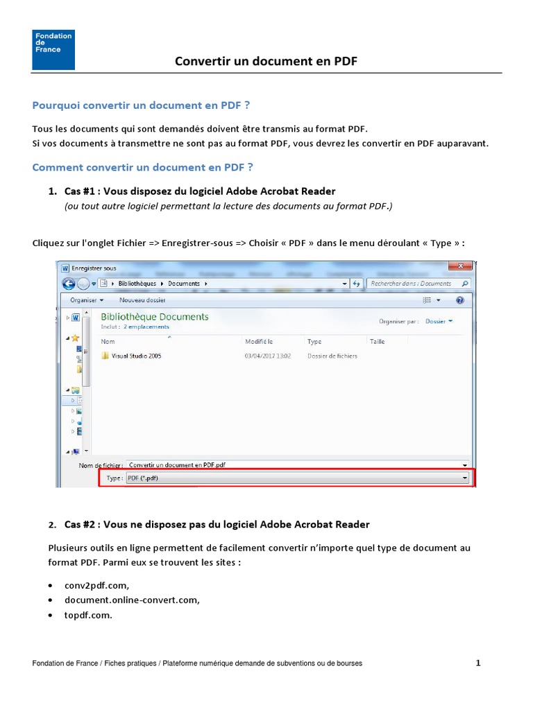 Convertir Un Document en PDF | PDF | Génie logiciel | Développement de ...