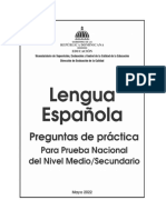 Lengua Española Secundaria