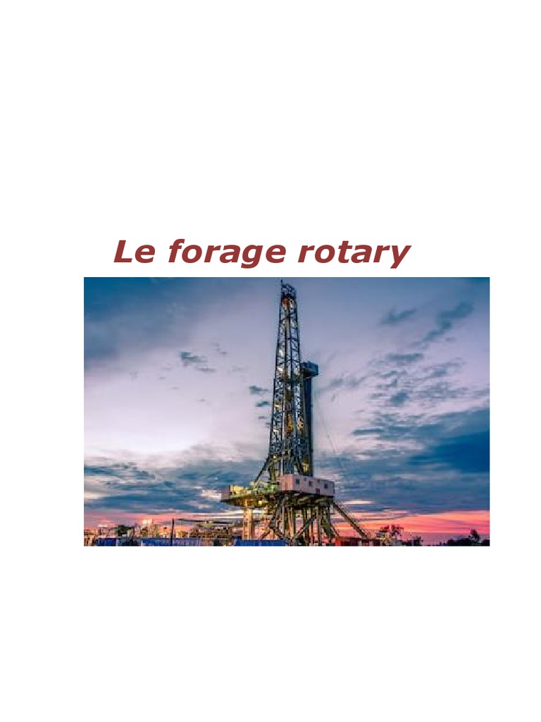 Le Forage Rotary | PDF | Pompe | Frein