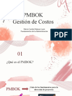 Pmbok - Gestión de Costo
