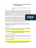 Contrato de Prestação de Seviços Entre Duas Pessoas Júricas