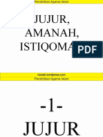 2 Hidup Tenang Dengan Kejujuran Amanah Dan Istiqomah