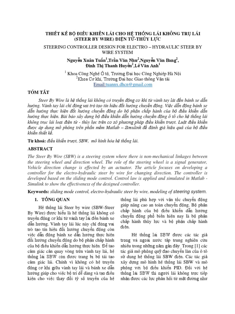 Steer by Wire | PDF