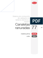 Canaletas Ranuradas 77 U23X