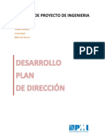 Gerencia de Proyecto de Ingenieria - Plan de Direccion