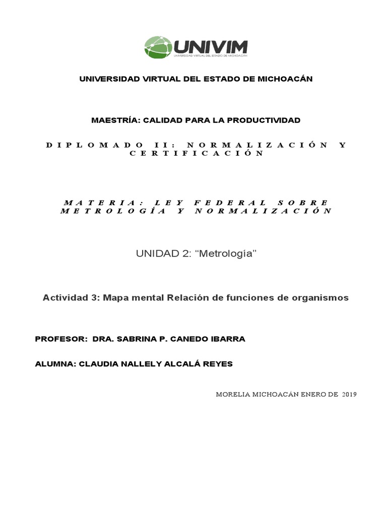 Calcala Mapa Mental | PDF | Metrología | Calibración