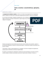 Programación orientada a eventos: características y ventajas