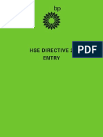 HSE Directive 2 Entry