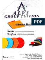 Sir Alvi - BSC 2 (Organic Chemistry) Notes
