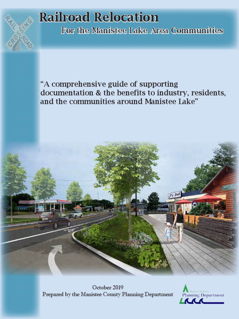 Manistee Lake Railroad Relocation Guide | PDF | Rail Transport | Transport