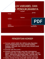 Memilih Variabel Dan Teknik Pengukurannya