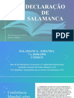 Destaques Da Declaração de Salamanca