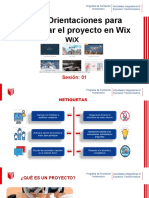 Orientaciones para El Desarrollo Del Proyecto