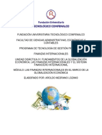 Las Finanzas Internacionales en El Marco de La Globalización Económica