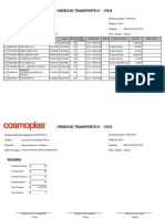 Orden de Transporte #17818: Fecha Emisión: Chofer: Responsable Del Despacho: Página 1 de 2