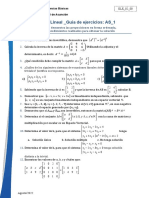 GE - Guia de Ejercicios - Algebra Lineal FP UNA