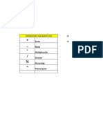 Cap08 Curso de Excel EJERCICIOS de Operadores Matemáticos en Excel